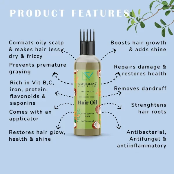 natural-organic-curry-leaves-fenugreek-seeds-hair-oil-product-features-naturalezacastile